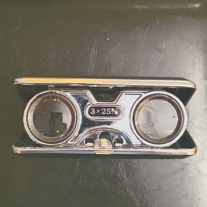 Vintage Folding Compact Opera Glasses  -- Sweet Glass